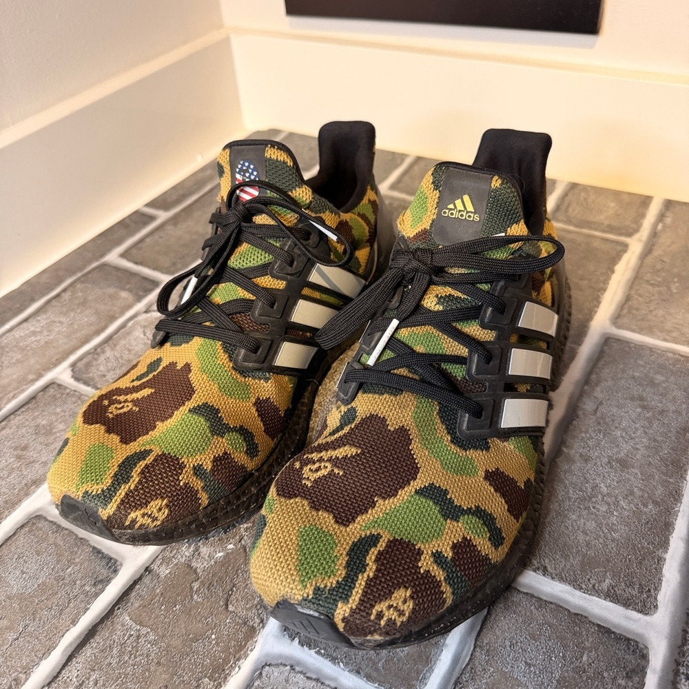 A Bathing Ape x Adidas Ultra Boost Collab